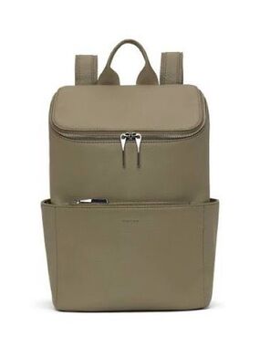 Matt & Nat Vegan Leather Brave Olive Backpack